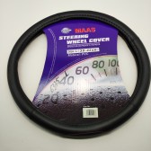 Оплетка руля (L) 39-40см Газель Бизнес, NEXT, ВАЗ-2101 черная с красной прострочкой 026 MAAS